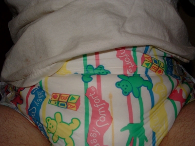 Me in my new Classy Comfort diapers!
