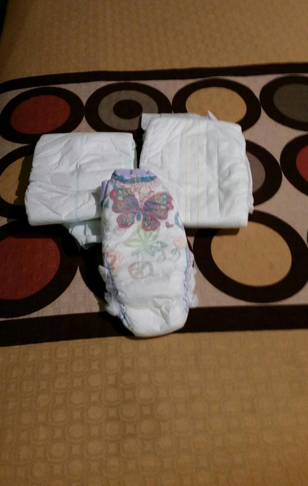 Ready to diaper in the hotel
