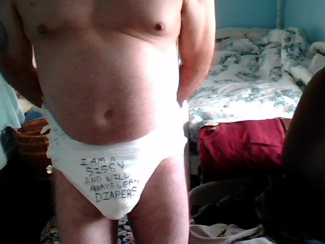 I am a sissy and will always wear diapers
helplessy the peepee trickles into MY DIAPER
