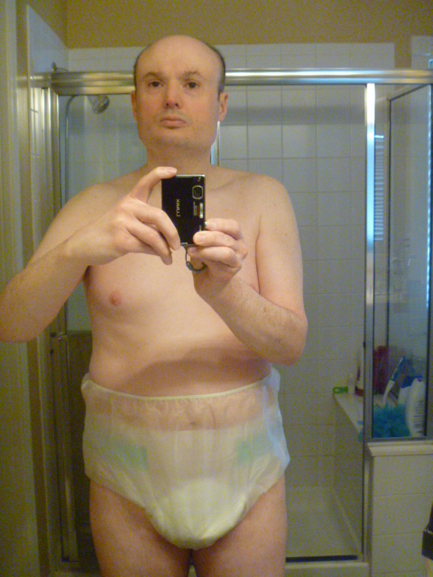 me in my Wings3D diaper and plastic pants
