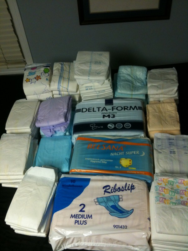 Diaper collection
This is my stash of diapers. Most are European but some are American. 
Keywords: european diapers diaper