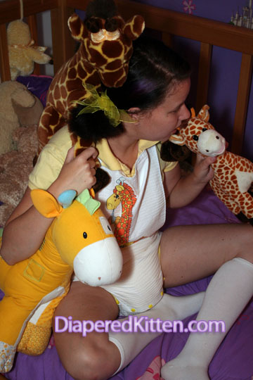 me playing in new giraffe outfit

