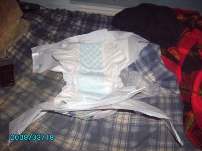 an abu diaper
this one is ready for me..an abu stuffed with a generic cvs diaper

