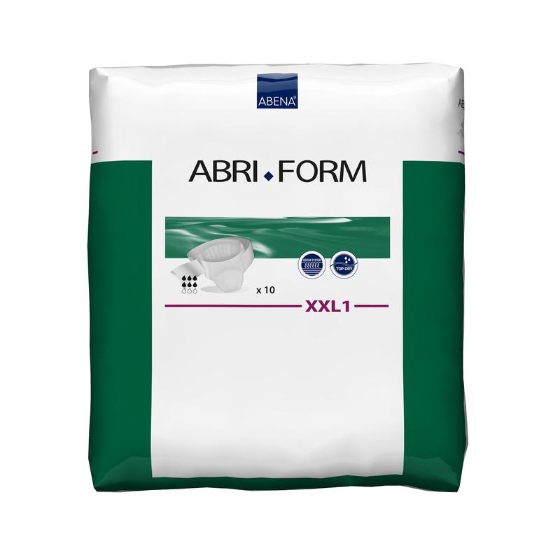 Abena Abri-Form XXL-1 Bariatric Disposable Briefs - 10pcs
