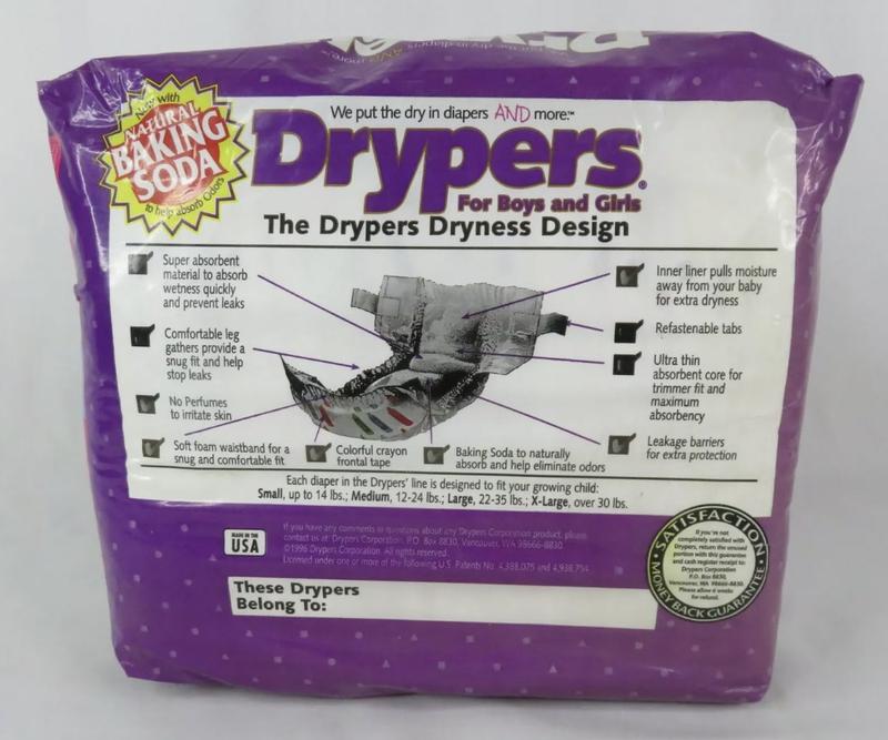 Drypers Gentle Care w/ Baking Soda - Unisex - No4 - Large - 10-16kg - 22-35lbs - 20pcs - 2
