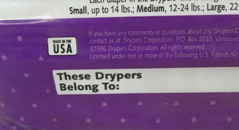 Drypers Gentle Care w/ Baking Soda - Unisex - No4 - Large - 10-16kg - 22-35lbs - 20pcs - 3
