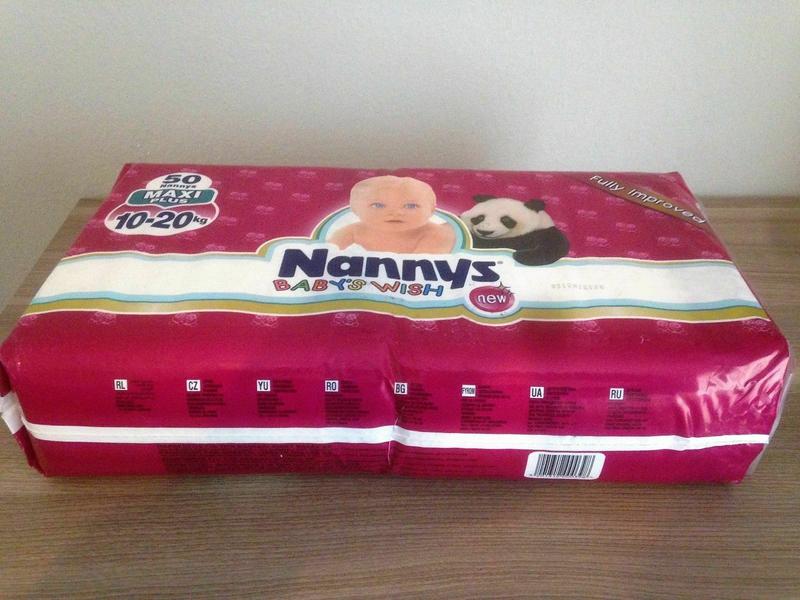 Nannys Baby's Wish - Cloth-Backed Disposable Nappies - Maxi Plus - 10-20kg - 22-44lbs - 50pcs - 6
