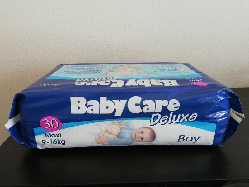Baby Care Deluxe Plastic Diapers for Boys - Maxi - 9-16kg - 20-35lbs - 30pcs - 3
