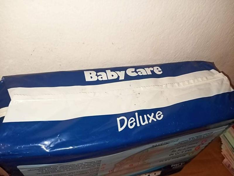 Baby Care Deluxe Junior XL Plastic Diaper for Boys 14 - 25kg - 32-55lbs - 26pcs - 19
