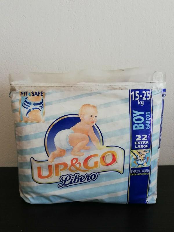 Libero Peaudouce Up & Go Disposable Pull-Up Pants for Boys - No5 - Extra Large - 15-25kg - 33-55lbs - 22pcs - 1
