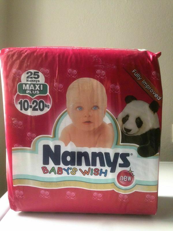 Nannys Baby's Wish - Cloth-Backed Disposable Nappies - Maxi Plus - 10-20kg - 22-44lbs - 50pcs - 8

