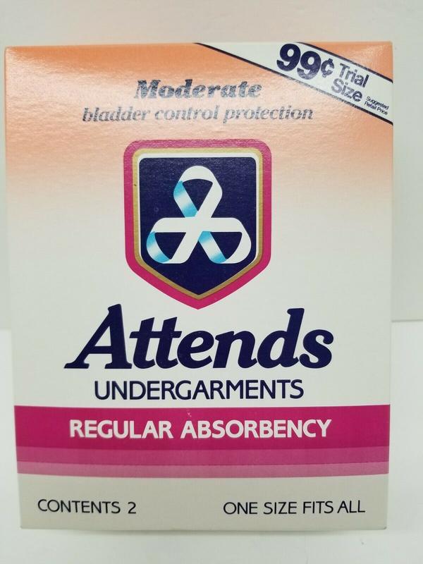 Attends Belted Disposable Undergarments - Regular Absorbency - Trial Size - 2pcs - 1
