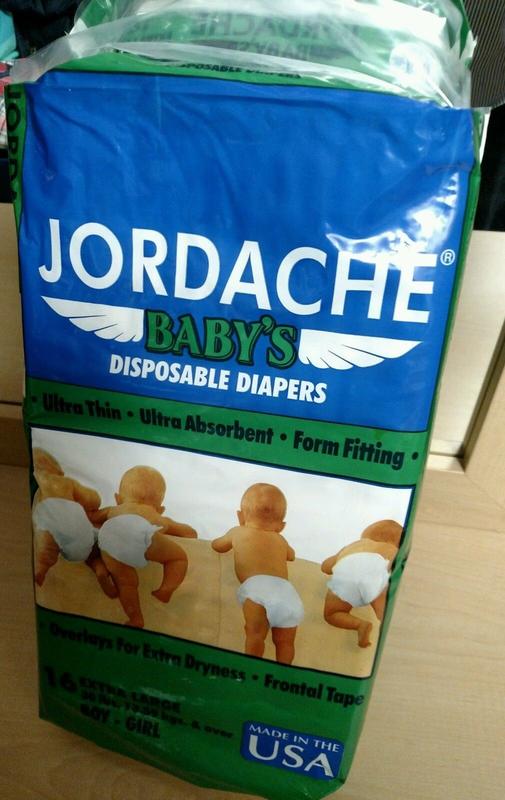 Jordache Baby's Plastic Disposable Nappies - No6 - Extra Large - fits babies from 14kg and over - 30lbs and more - 16pcs - 9
