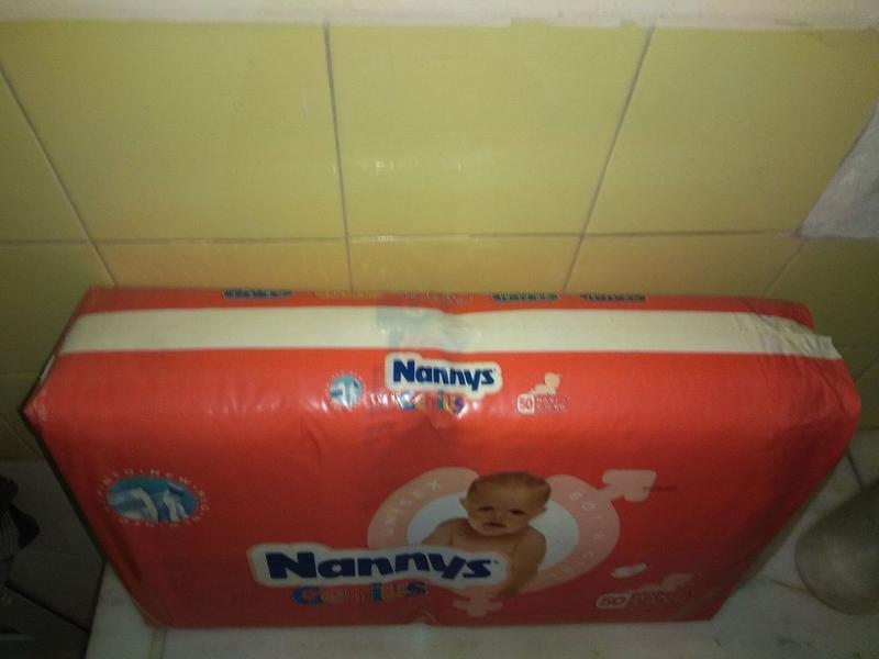 Nannys Genius Cloth-Backed Disposable Nappies for Girls - Maxi - 8-18kg - 50pcs - 4
