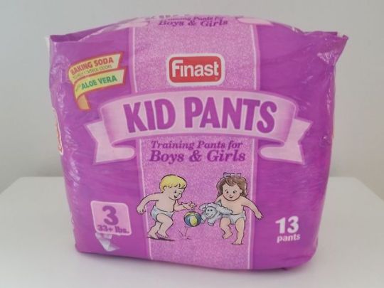Finast Disposable Kids Pants - No3 - M - fits toddlers up to 33lbs and more - 13pcs - 6
