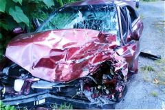 my car after the crash