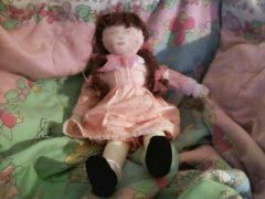 My Dolly on my Blankie!