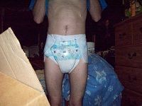 me in diapers