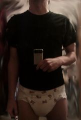 My chin... and my diaper