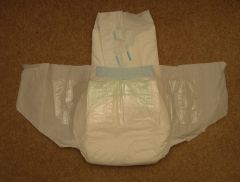 DIAPER CLOSED FRONT UP