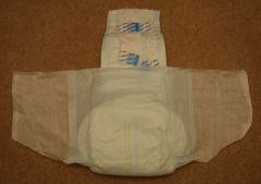 DIAPER CLOSED FRONT UP