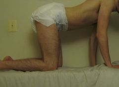 My diapered bum
