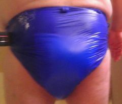 New Blue Spreading Diaper
