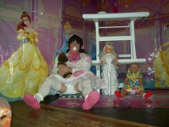 On floor with Teddy
