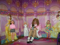 Sissy sitting on floor