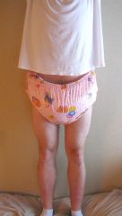 Pink Nursery Print Pants 04