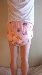 Pink Nursery Print Pants 01