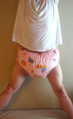 Pink Nursery Print Pants 12