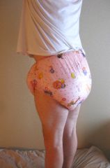 Pink Nursery Print Pants 02