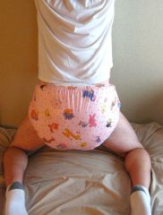 Pink Nursery Print Pants 14