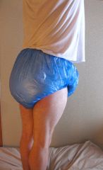 Blue Plastic Pants 03.JPG