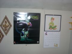 a poster and calender i got