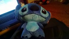 Stitch plushie backpack