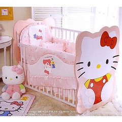 hello kitty nursery crib