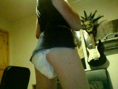 my first diaper ever <3