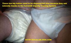 Diapered friends