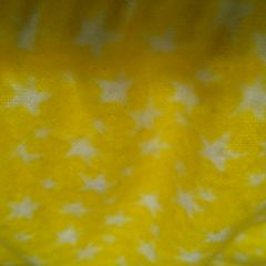 Yellow w/white stars diaper cover
