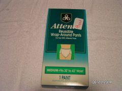 Attends Reusable Wrap Around Pants box front
