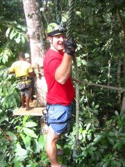 Hanging out in the jungle of the Caribbean
