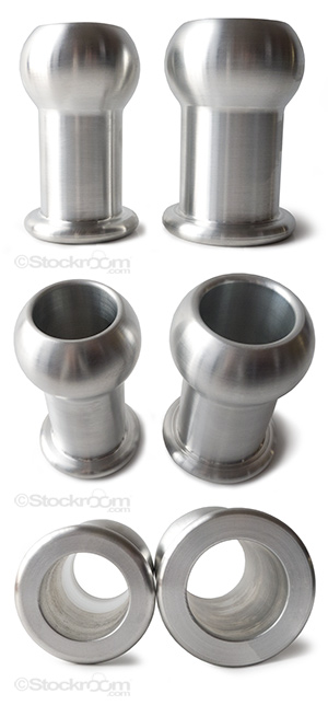 Пробка-туннель Orion Lust Tunnel Plug with Stopper с ограничителем, черный 5321180000 - Orion - Анальные тоннели - Купить