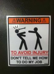 avoid imjury At work
