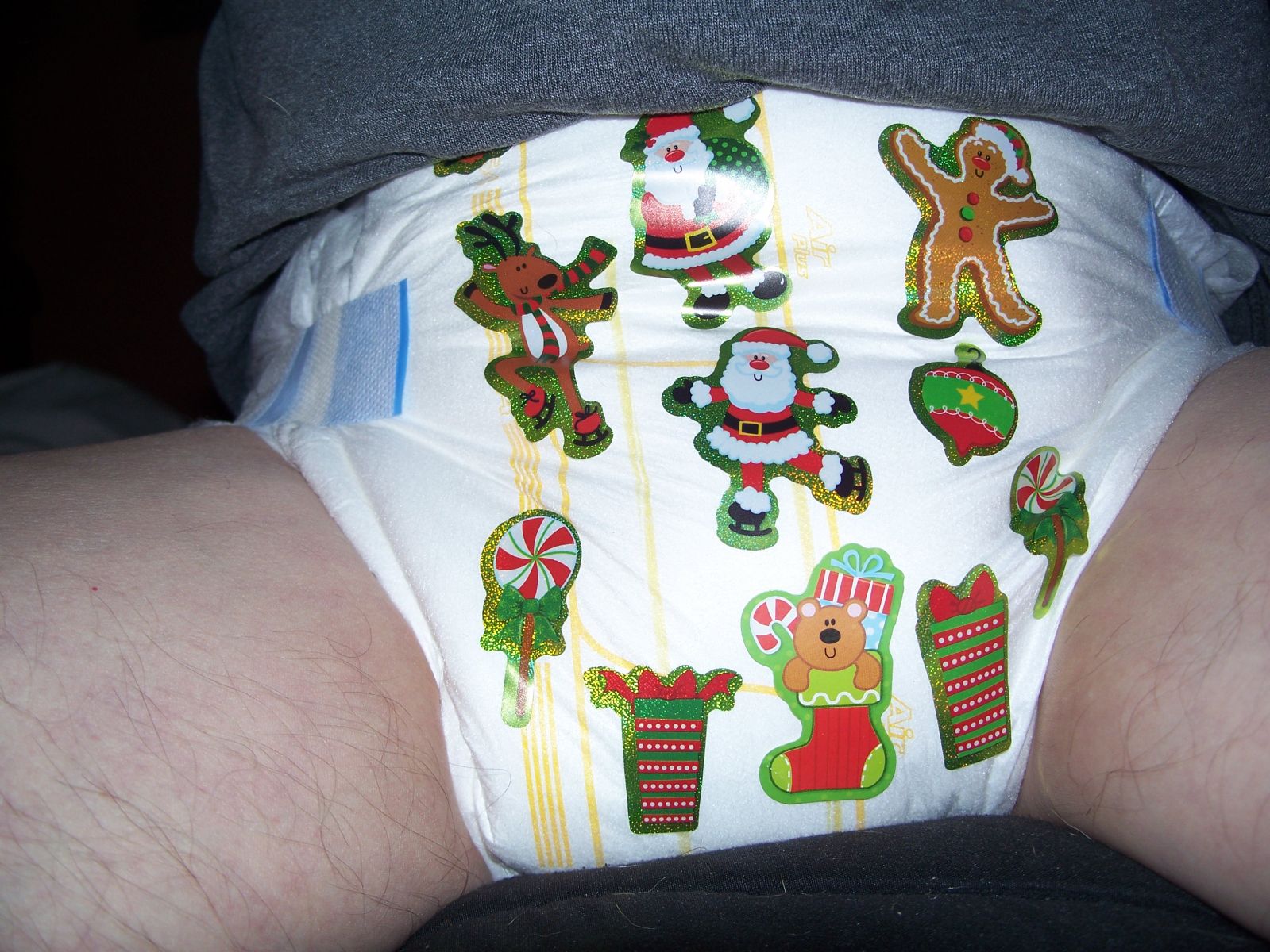 Christmas diapers