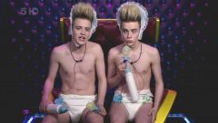 Diapers on TV Jedward