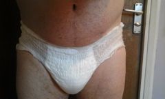 my 3rd consecutive day wearing diapers.