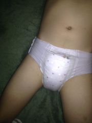 Subsissy pretty plugged and diapered