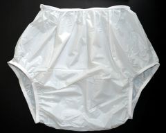 White Plastic Pants